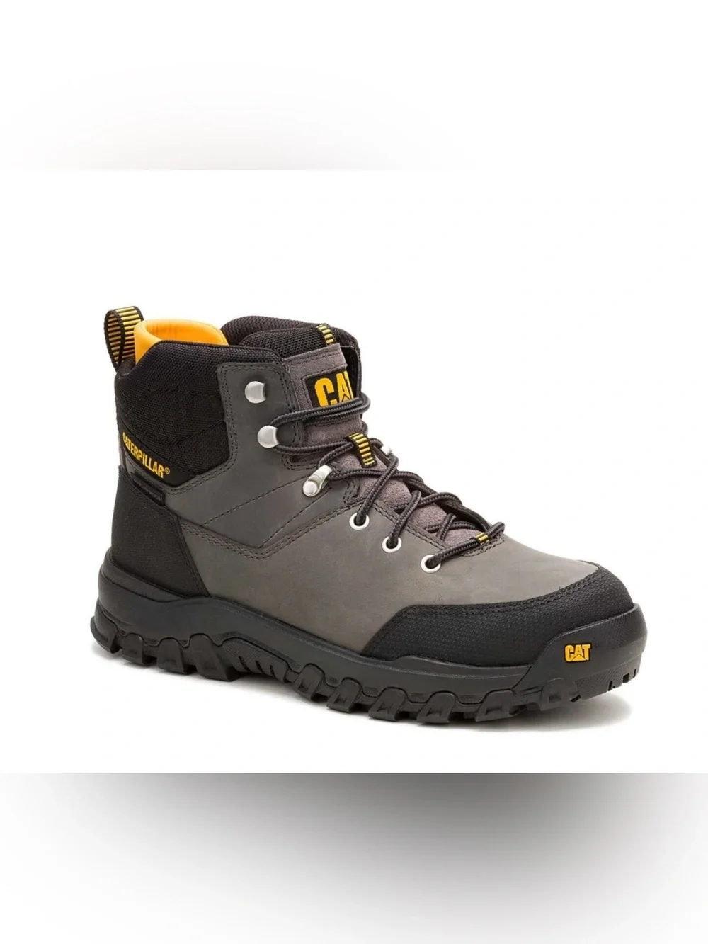 Caterpillar Men Threshold Rebound Hiker Waterproof Steel Toe Work Boots black 13